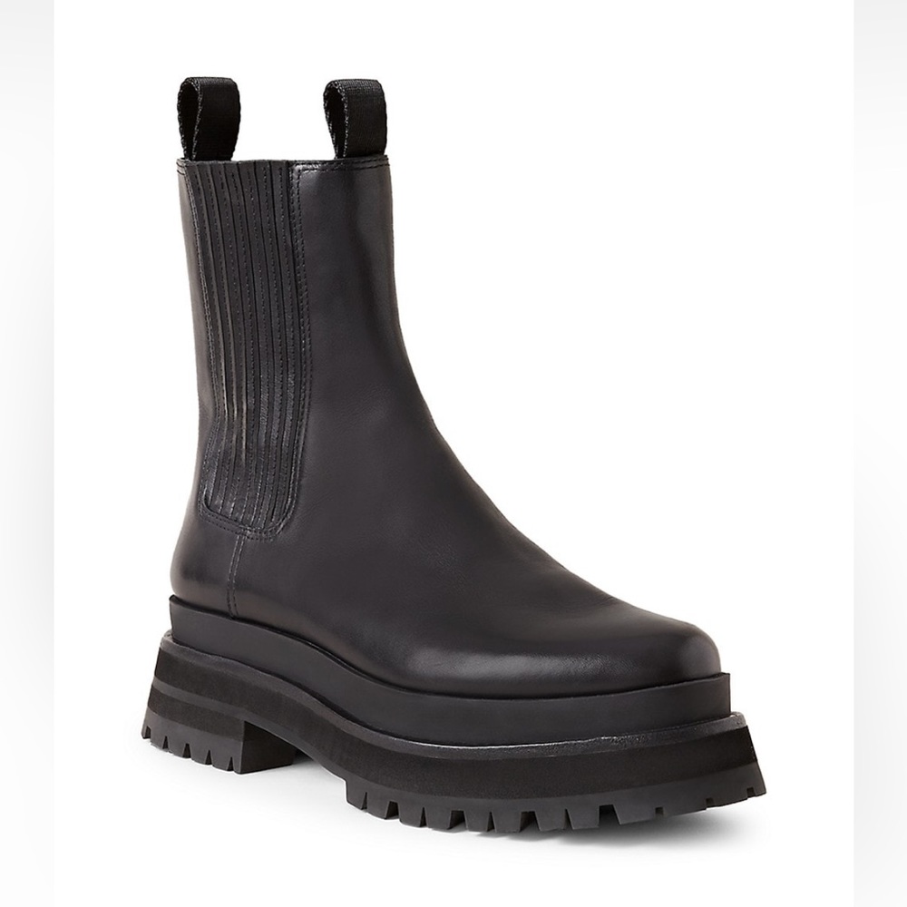 Loeffler Randall Brown platform boots